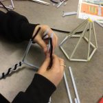 OCS STEAM math challenges, making structures