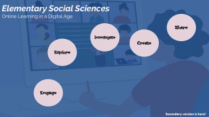 Elementary social sciences: online learning in a digital age