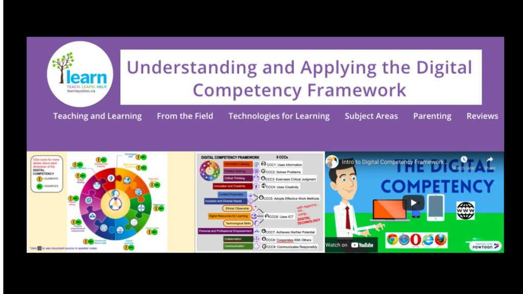 Understanding and Applying the Digital Competency Framework blog