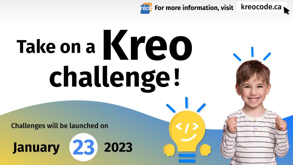 Take on a Kreocode challenge! December 23rd 2023