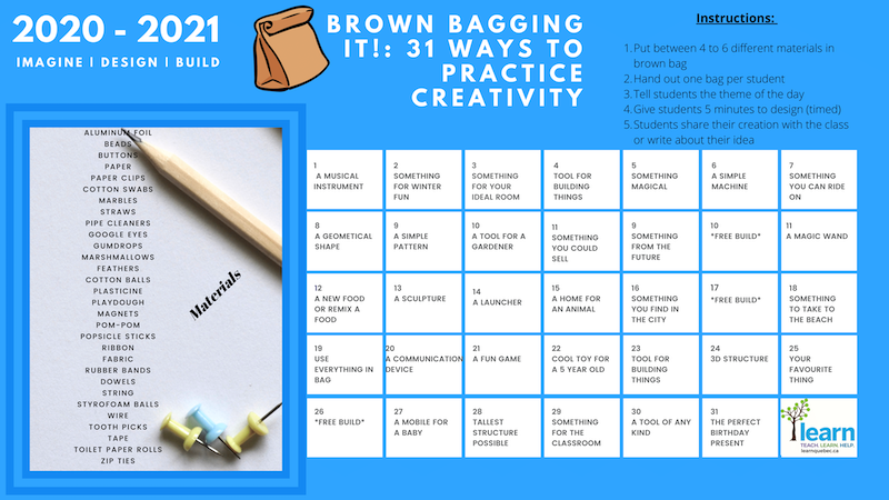 31 brown bag challenges