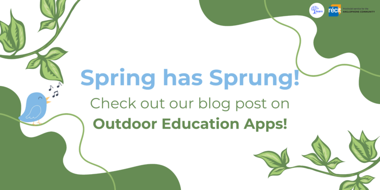 Spring has Sprung! Check out our blog post on Outdoor Education Apps!